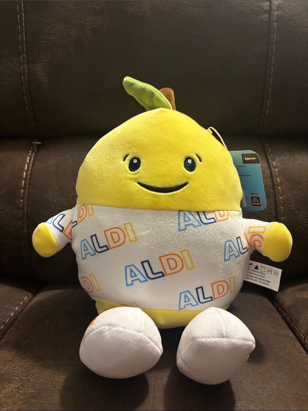 Aldi Produce Crew Charlotte Lemon Plush Rare NWT